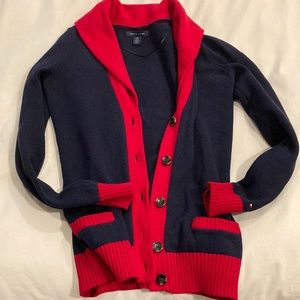 NWOT Tommy Hilfiger TWO TONE CARDIGAN
